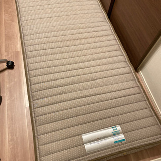 フランスベッド ラクネスーパー 折りたたみマットレス（シングルサイズ） ＆ マットレストッパーの画像