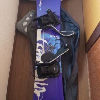 スノーボードとスノーボードシューズ