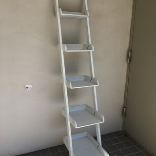 ラダーシェルフ （はしご型飾り棚）本棚としても