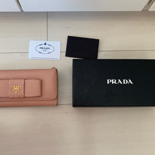 【プラダ】長財布 使用感あり 外箱 ギャランティカード付き
