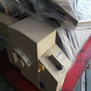 EPSON VP-4200 ドットプリンター トレイやリヤトレイのフルセット　作動しました。の画像
