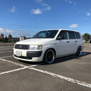 プロボックス 4WD AT H19年 乗り換えのため掲載します。 純正サイズの夏冬タイヤあります。 純正のバネあります。 サビあります。 6年で11万キロ乗りました。 最近は特に整備していません。 車検はありません。の画像