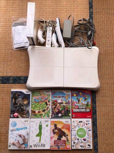 【すぐ遊べます】Wii Wiiフィット ソフト8本セット　