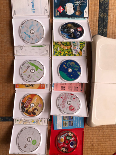 【すぐ遊べます】Wii Wiiフィット ソフト8本セット　