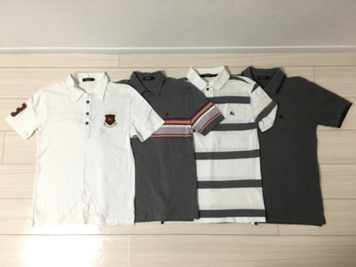 BURBERRY BLACK LABEL 全16枚セット トップス（シャツ・ポロシャツ・Tシャツ等）2/Mサイズ相当 メンズ バーバリー ブラックレーベル