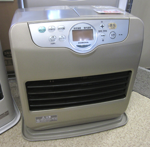 札幌 9～12畳 コロナ ファンヒーター タンク7.2L FH-ST3412BY 2012年製 灯油 温風 ストーブ 暖房機器
