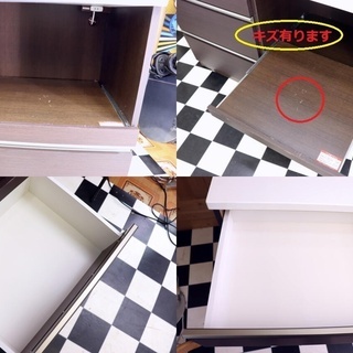 レンジボード　食器棚　1195×550×1900　ブラウン　ソフトクローズ　住まい　家具　キッチン　お値打ち レンジボード 食器棚 1195×550×1900 ブラウン ソフトクローズ 住まい