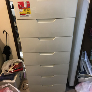ウッドトップチェスト 7段 幅56cm HG-557B アイリス...