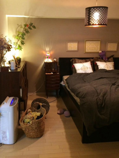 【美品】国産羽毛布団キングサイズ