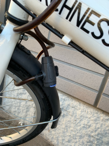 折り畳み自転車(ホワイト)