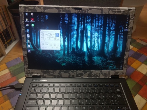 【値下げ】NEC 13.3インチ　スリムノート － Hybrid ZERO HZ550DAB-Y /4GB/SSD 128GB（ﾊﾞｯﾃﾘｰ死んでます）