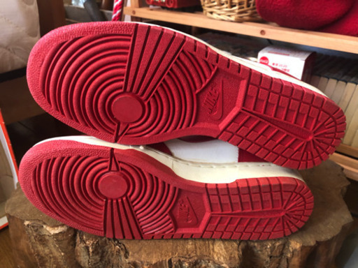 スペシャル ナイキ ダンクHI 赤×白 オリジナル