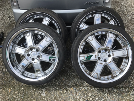 WORK20インチ アルミホイールタイヤセット 山アリ LS606