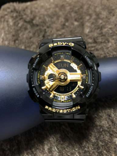 ☆極美品 使用回数2回 デザイン◎ G-SHOCK Baby-G  BA-110 SERIES BA-110-1AJF☆格安