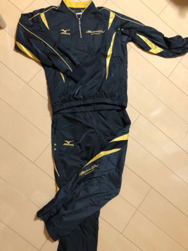 ミズノプロ　上下セットアップ冬用ジャージ　L