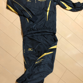 ミズノプロ　上下セットアップ冬用ジャージ　L