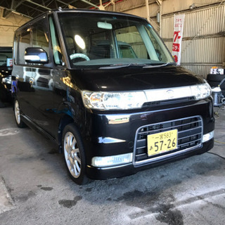 タントカスタム4.9万キロ 綺麗！ タイヤ4本新品！