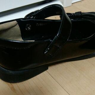 フォーマルシューズ 女の子 19.5〜20センチ★黒の画像