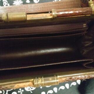 貴重「ワニ革バック」の画像