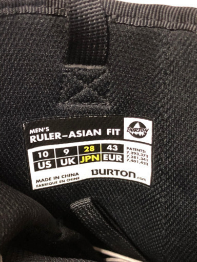 中古美品　早い者勝ち　ＢＵＲＴＯＮ ＲＵＬＥＲ