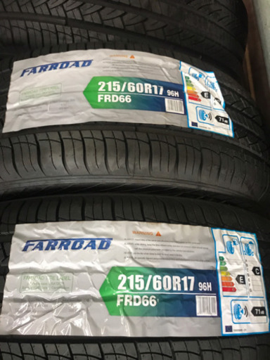 215/60/17 新品タイヤも安い★タイヤ交換込み★