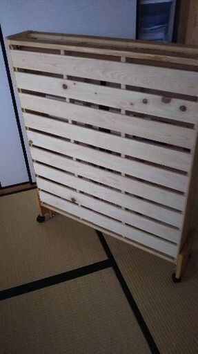 折りたたみすのこシングルベット