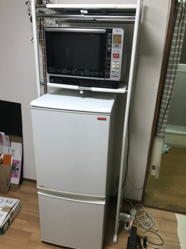SHARP冷凍冷蔵庫137Lラック付き(レンジは付きません)