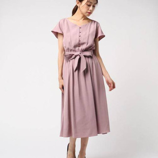 【mew's refined clothes】前フレアワンピース...