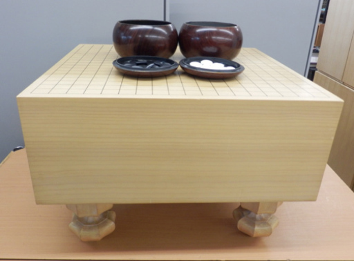 ▶囲碁セット 碁石、碁盤 厚み17.6cm 木製 囲碁 ペイペイ対応 札幌市西区西野