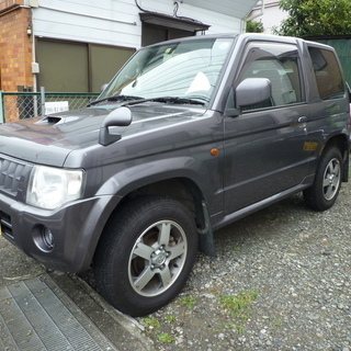 軽自動車専門店在庫５０台　日産キックス（パジェロミニ）RXターボ4WD　車検令和２年２月　１６万円　諸経費込１９８，０００円の画像