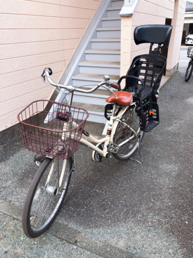 自転車子ども乗せ付き（ヘルメット付き）