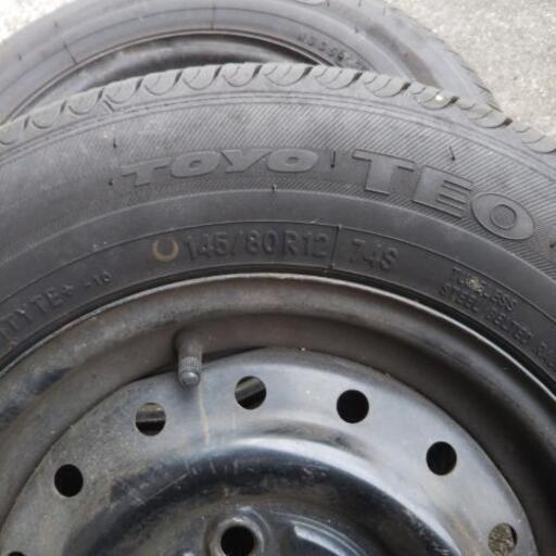 軽自動車用 ホイール付タイヤ4本
