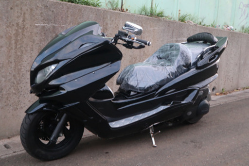 【YAMAHA マジェスティ】ローダウン！！シート、スピーカー4、アンプ新品！！