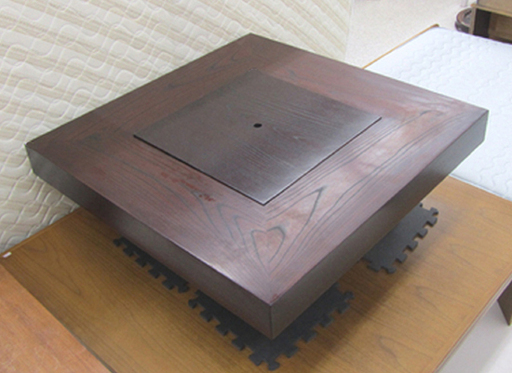 囲炉裏テーブル 座卓 火鉢 五徳＆火箸付き 和モダン家具 札幌市北区