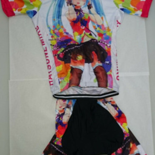 【新品未使用】初音ミク サイクルジャージ  上下Mサイズ