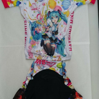 【新品未使用】初音ミク サイクルジャージ  上下Mサイズの画像