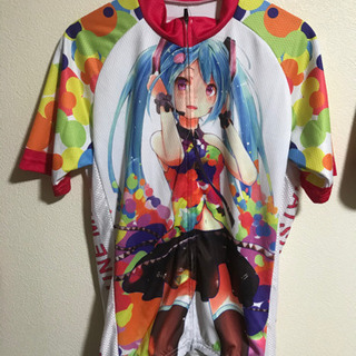 【新品未使用】初音ミク サイクルジャージ  上下Mサイズの画像