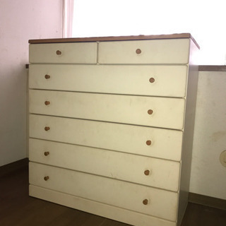 整理タンス白