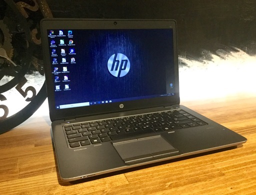 売却済み　ご覧頂きありがとうございました。【全国配送も可能！送料も無料です！2015年製 ヒューレット・パッカード 堅牢 快適 おしゃれなマッドブラックボディ】一宮市パソコンサポート Mr.Carnival（ミスカニ）です！PC修理・販売、iPhone&iPad修理店【PayPay&メルペイ使えます！】店頭在庫PCのご紹介です！受け渡しは店舗にて(^^)/【HP EliteBook ノートPC AMD/RAM4GB/新品SSD120GB】