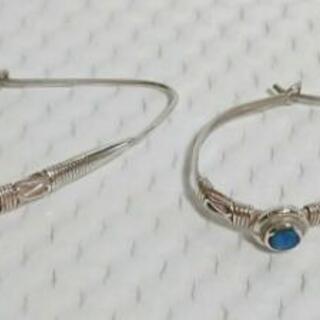 シルバーピアス  インド雑貨