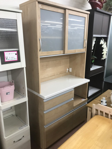 ◆美品  創愛ファニチャー  食器棚  ブルーモーション