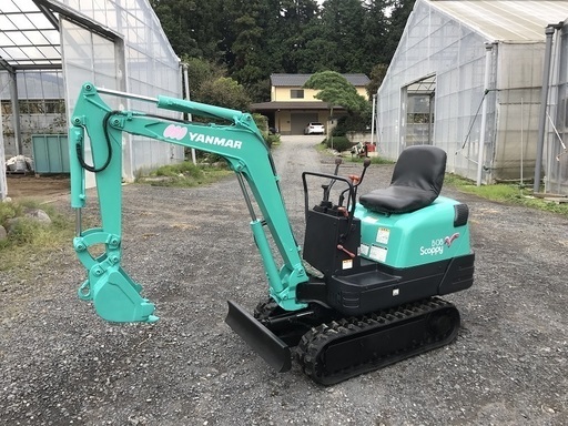ヤンマー B08 Scoppy ユンボ バックホー 油圧ショベル ゴムキャタ 0.8トン 1トン