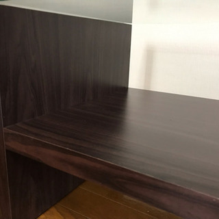 ダイニングローテーブル 1人2人暮らし用 ガラステーブルの画像