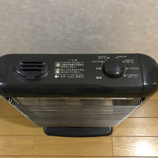 【中古】東芝電気ストーブ（スチーム機能付き）の画像