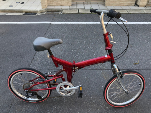 高級パーツ多数！超美品20インチ折り畳み カセット8段変速！