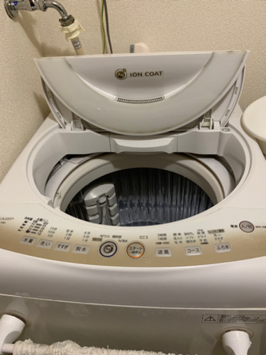 シャープ洗濯機  ESA70E6W
