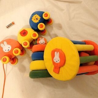 ３点セット　miffy ミッフィー 布のおもちゃ 知育 セット　