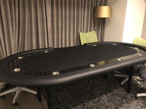 Poker table　ポーカーテーブル　本格的　チップ大量　カジノ用品
