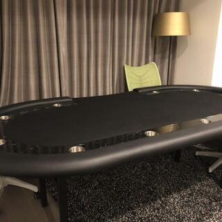 Poker table　ポーカーテーブル　本格的　チップ大量　カ...