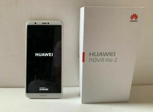 【9000円】送料込  HUAWEI  novalite2  新品同様  SIMロック解除済 SIMフリー  ゴールド色